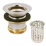 Westbrass Junior Basket Style Bar Sink Strainer, Polished Nickel, D218-05. Fixed Price $55.91.