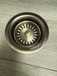 Whitehaus WH202-AB Brass 3-1/2" Basket Strainer Antique. Fixed Price $107.99.
