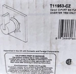 Delta T11953-CZ Vero 3-PORT 6-SETTING Diverter Trim Kit Champagne Bronze. Fixed Price $148.45.