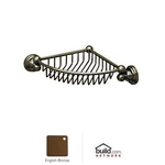 Rohl 105866 U.6916 Perrin And Rowe Wall Mounted Corner Basket, English Bronze. Fixed Price $309.00.