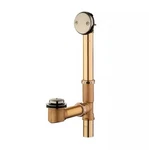 Everbilt Easy Touch 1-1/2" Brass Pipe Bath Drain Brushed Nickel (1001 551 761). Fixed Price $30.00.