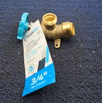 Sharkbite 24623LF: 3/4 In. X Mht Multi-turn Shut-off Garden Valve. Fixed Price $18.72.