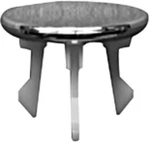 Duravit 100107 Chrome Replacement Overflow Drain Trim. Fixed Price $22.59.