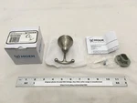 (1) New Moen Brantford Double Robe Hook - Brushed Nickel YB2203BN. Fixed Price $16.90.