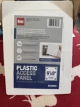 6X New Oatey 6" 9" Framed Plastic Service Access Panel White 34053 Made In Usa. Fixed Price $55.00.