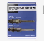 Everbilt Shower Faucet Rebuild Kit For Pfister Stems Included Chrome. Fixed Price $33.60.