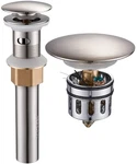 Vessel Sink Drain Pop Up Detachable Basket Stopper Overflow Brushed Nickel. Fixed Price $51.99.