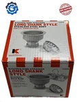 1432SS New Keeney Stainless Steel Deep Cup Sink Strainer With Fixed Post Basket. Fixed Price $22.36.