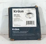 New Kraus MR-1CH Solid Brass Chrome Finish Mounting Ring Nib ***make Offer***. Fixed Price $14.94.