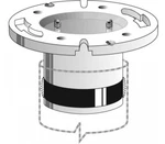 Bruco Products GH950P Street Closet Flange 4" Pvc Comp X. Fixed Price $37.93.