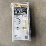 Everbilt Twist & Close 20-GAUGE 1-1/2 In. Brass Pipe Bath Waste Overflow Drain. Fixed Price $49.99.