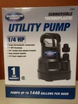 Superior Pump 1/4 Hp Submersible Thermoplastic Sump #91011. Fixed Price $90.00.