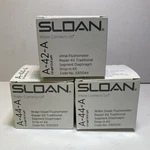 Sloan (2) A-44-A & (1) A-42-A Water Closet Urinal Flushometer Repair Kit Lot. Fixed Price $75.00.