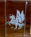 Pegasus Beveled Mirror Fantasy Mythical Magic 10" X 12". Fixed Price $22.49.