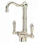 Rohl Acqui A1680LMPN-2 Country Kitchen Sink Bar Prep Faucet Polished Nickel New. Fixed Price $598.00.