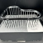 Polished Chrome Shower Corner Basket Shelf By Ginger Splashables 505L Large. Fixed Price $80.99.