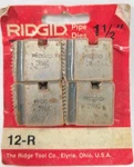Ridgid 12R 37845 Alloy Pipe Threading Dies 1/2" Npt Rh Tpi Set Of Usa. Fixed Price $45.99.