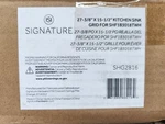 Signature Hardware 27-3/8 X 15-1/2" Kitchen Sink Rack For SHF1B3018TWH, Stainles. Fixed Price $33.25.
