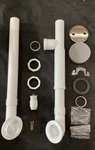 Watco Bath Waste Push Pull Tubs To 24 Tubular Plastic Nickel 550-PP-PVC-BN L14. Fixed Price $20.00.