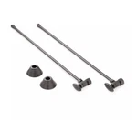 Signature Hardware Supply Kit W/ 5/8" Od X 3/8" Angle Stop In Matte Black. Fixed Price $89.00.