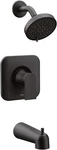 Moen Genta Tub Shower Trim Kit Matte Black Single Handle Modern Posi-temp. Fixed Price $149.80.