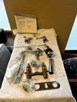 Kohler K-16101-4-G Centerspread Lav Faucet, Brushed Chrome, Lever Handle. Fixed Price $500.00.
