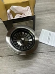 Signature Hardware 483694 4-1/2" Garbage Disposal Flange With Stopper, Gunmetal. Fixed Price $35.00.