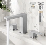 Kes Brushed Nickel Widespread Bathroom Faucet Set Pop-up Drain Cupc Ns. Fixed Price $39.99.