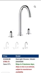 Grohe Widespread Atrio 8" Bathroom Faucet 2006900A Chrome - No Handles Disc. Fixed Price $301.29.