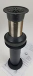 Kohler 1-1/4" Drain Assembly Less Overflow K-7107-BL, Black, Flower Trim Cap. Fixed Price $58.35.