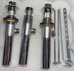 Mix Lot Parts Dearborn Brass 1-1/4 Sink Pop-up Assembly, Chrome- Steel. Fixed Price $48.30.