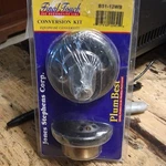 Plumbest B51-12WB Bathtub Conversion Kit Metal Silver Round By Jones Stephens. Fixed Price $220.00.