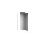 Usa - 8IN X 14IN Ready For Tile Recessed Bathroom Shower Shampoo Shelf Niche. Fixed Price $80.88.