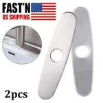 2PC Escutcheon Hole Cover Stainless Steel Deck Plate For Kitchen Sink Faucet 10". Fixed Price $10.55.