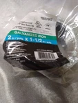 R 2"X1-1/2" Galvanized Hex Bushing 61434 27662((1 Total )). Fixed Price $12.60.