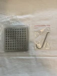 Newport Brass Decorative Square Drain Stainless Steel Model# 233-401/20. Fixed Price $89.49.