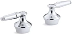 Kohler 15850-4M-CP Coralais Decorative Lever Handles With Polished Chrome. Fixed Price $99.99.
