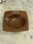 Kohler Castelle K-2924-24 Bathroom Sink Iron Dark Brown 21 X19. Fixed Price $249.00.