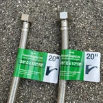 3/8C X 1/2 Fip 20" Faucet Connector Mueller Streamline Brand Lot Of. Fixed Price $14.97.