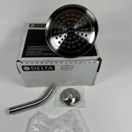 Delta Woodhurst Shower Head/ Trim Stainless. Fixed Price $44.95.