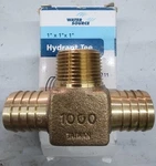 (qty 1) Water Source HT111 Yard Hydrant Tee Brass, X. Fixed Price $10.00.
