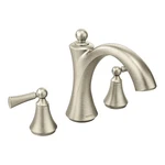 Moen Wynford T653BN Two-handle Roman Tub Faucet In Brushed Nickel (valve. Fixed Price $490.99.