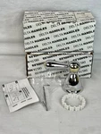 Two New Delta H717CB Botanical Shower Metal Lever Handles Chrome & Brass Finish. Fixed Price $49.99.