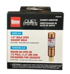 Oatey Quiet Pipes Male Straight Aa Hammer Arrestor Cpvc 1/2" 34441 Solvent Weld. Fixed Price $13.01.