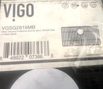 Vigo Noma 15" X 28" W Silicone Basin Rack For Single Sink VGSG2815MB. Fixed Price $31.34.