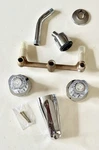 American Standard Bath/shower Combo-cadet 2 Handle Trim Set-chrome/acrylic-nos. Fixed Price $40.00.