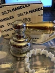 Delta H75CB 1-LARGE Monitor Metal Lever Tub- Shower Chrome With Brass. Fixed Price $95.00.