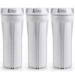 3PC Water Filter Housings For Ro, Di, Drinking Filtration Systems 1/4" Fpt. Fixed Price $35.99.