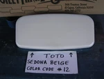 Toto Toilet Lid ST854 #12 Sedona Beige Fits 853 Tanks 3C. Fixed Price $69.00.