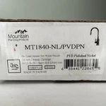 Mountain Plumbing MT1840-NL/PVDPN Hot Water Kitchen Faucet Polished Nickel. Fixed Price $199.95.